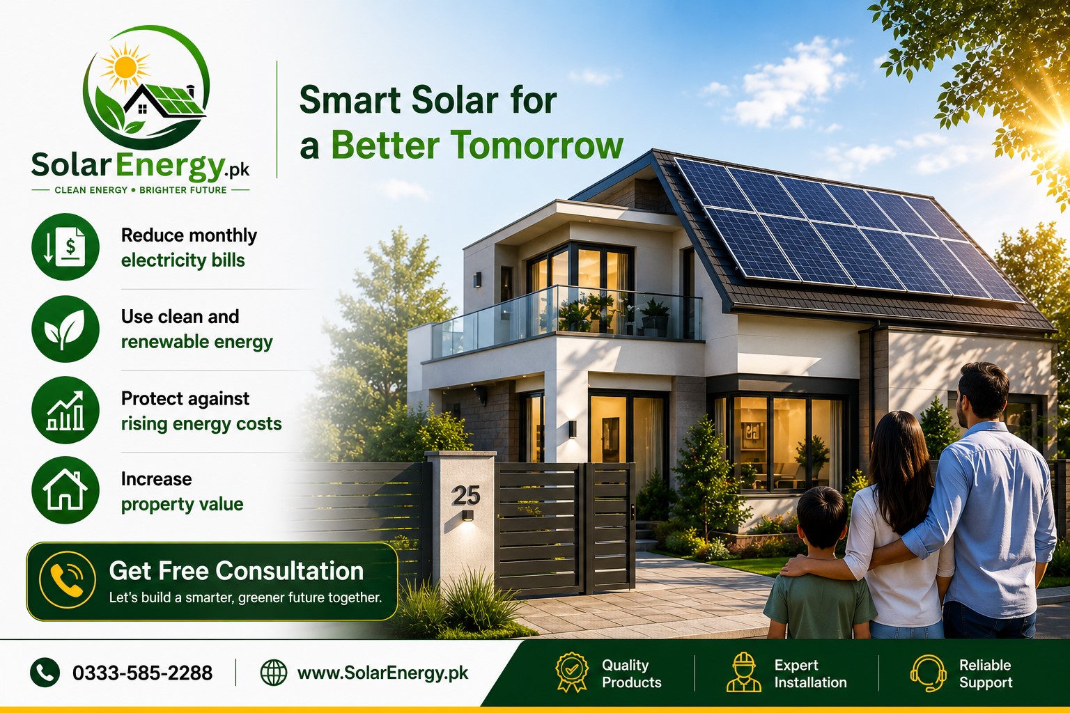 Residential solar systems by solarenergy.pk 0333-5852288
